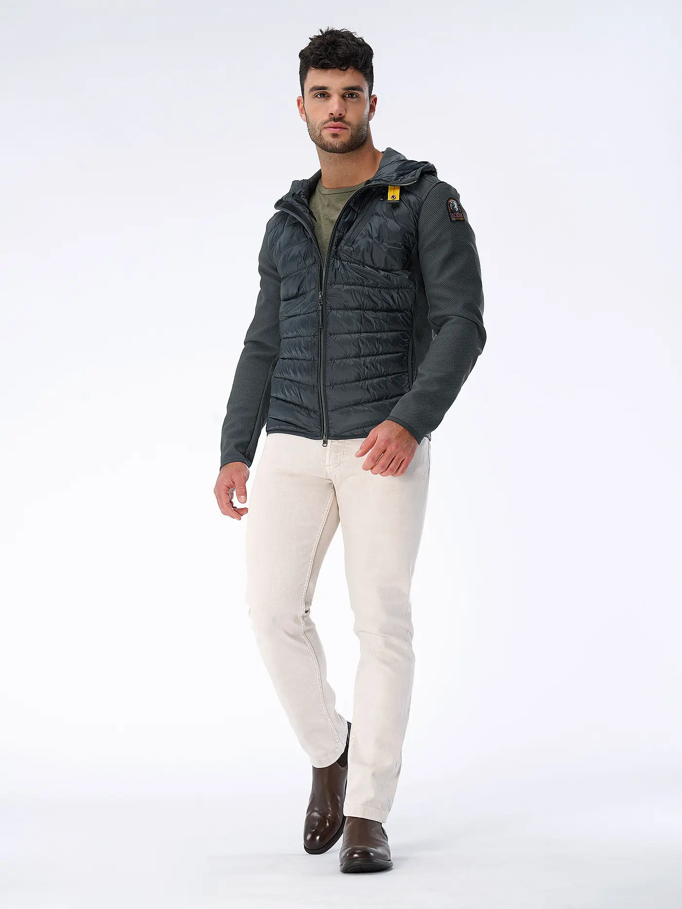 PARAJUMPERS | Hybridjacke NOLAN-M | dunkelgrün